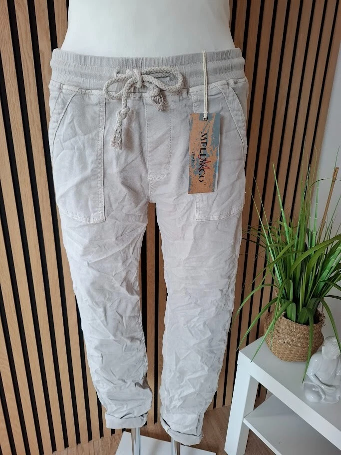 Melly&Co Jogger Hose Jeans Jogpants MC-8139-15 Rosa