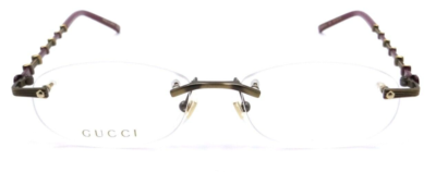 Gucci Eyeglasses Frames GG0857OJ 003 52-16-135 Antique Gold