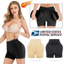 Lady's Breathable Padded Seamless Butt Hip Enhancer Body Shaper Panty Underwear 