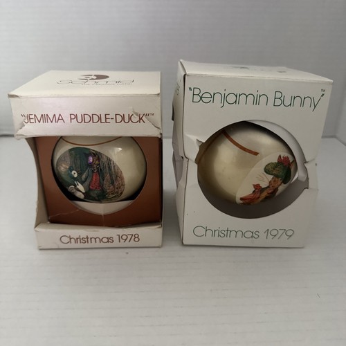 Vintage 1978-1986 Schmid Beatrix Potter Hummelwerk Christmas Ornaments Lot - Picture 2 of 5