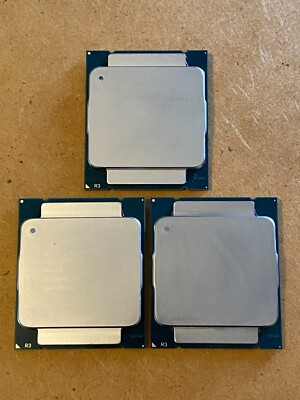 Lot of 3 Intel Xeon 6 Core E5-2620 V3 15M Cache 2.40GHz Processor (SR207)