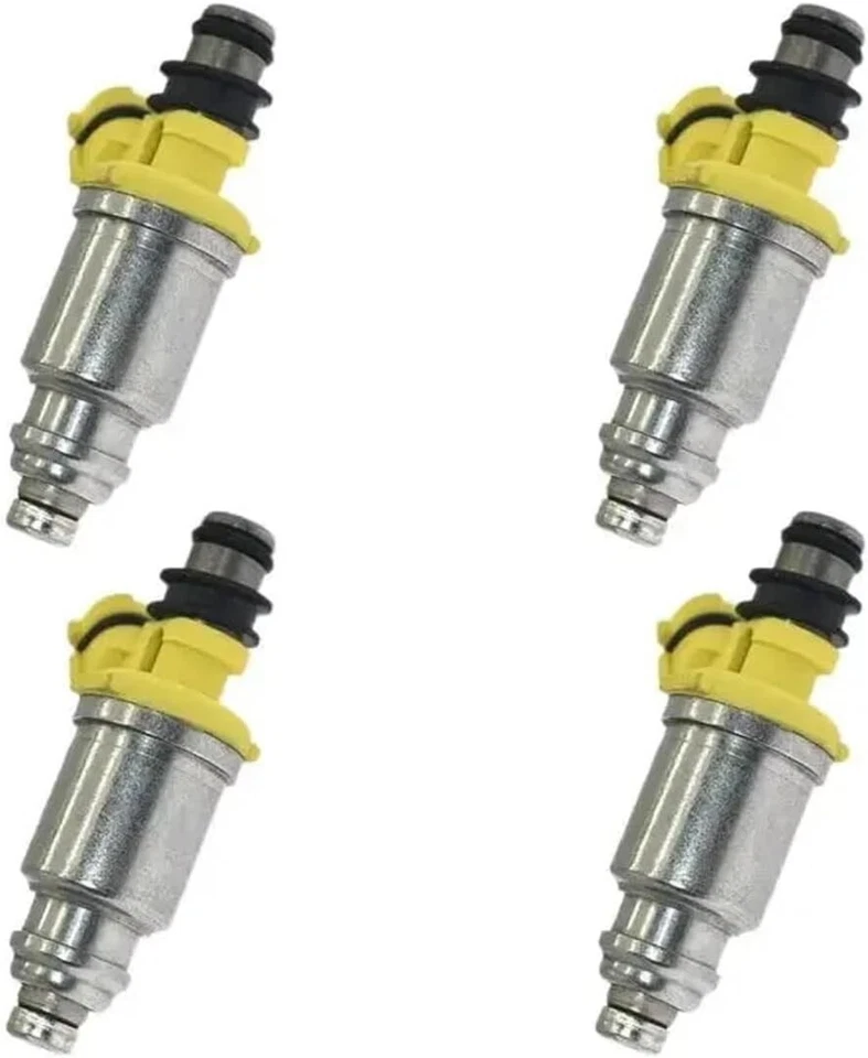 Inyectores de combustible Denso 4x nuevos OEM para Toyota Celica MR2 I4 1990-1991 2,2 L Foto 2 de 4