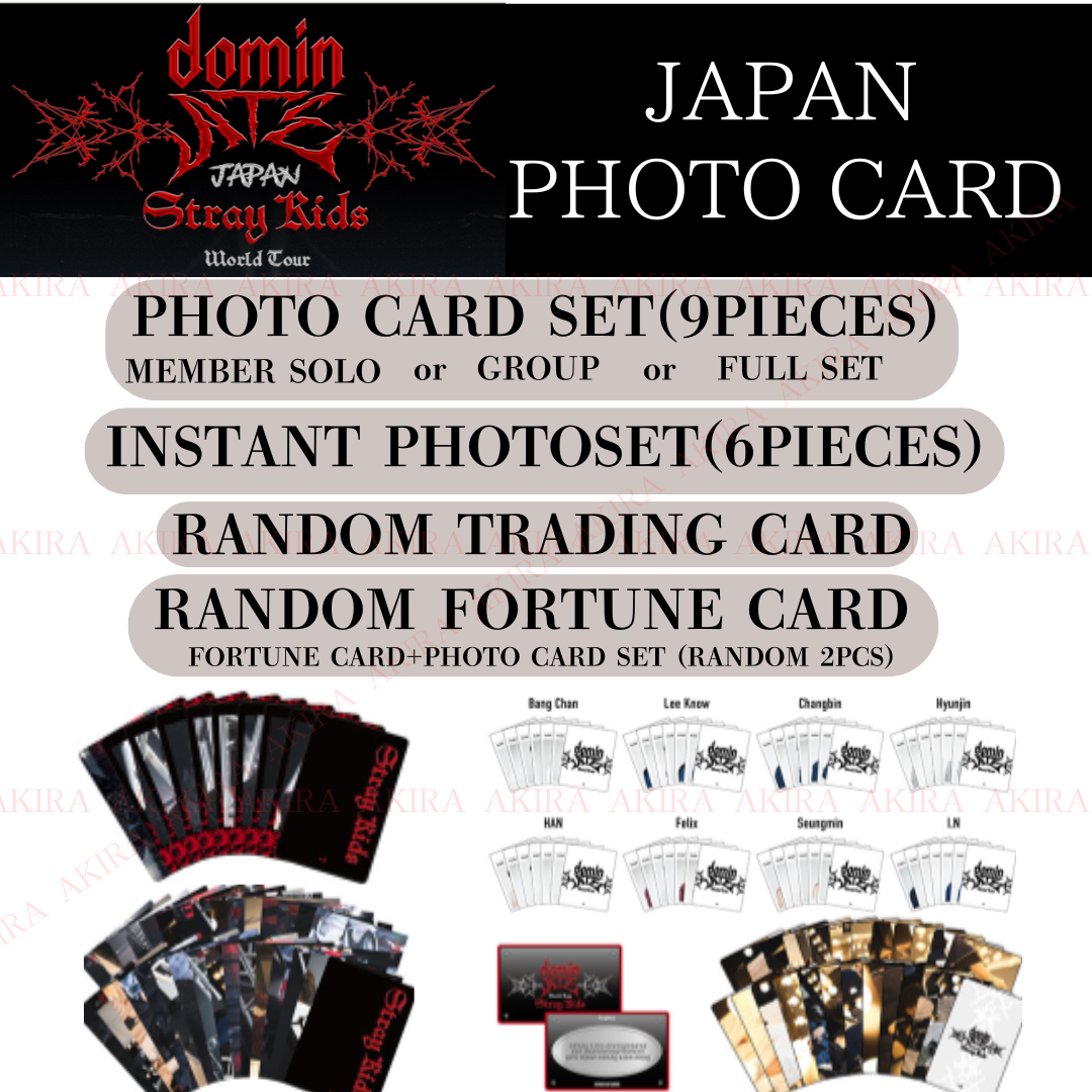 PSL STRAY KIDS World Tour dominATE JAPAN OFFICIAL MD PHOTO PSL STRAY KIDS World Tour dominATE JAPAN OFFICIAL MD PHOTO