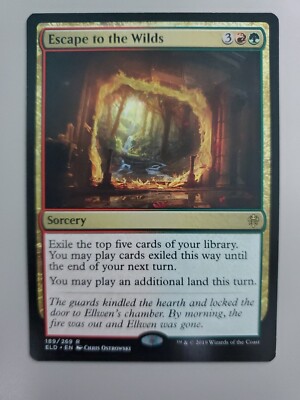 all escape cards mtg MTG Escape to the Wilds Throne of Eldraine 189/269 Regular Rare