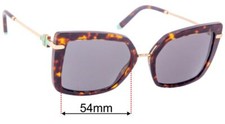 SFx Replacement Sunglass Lenses fits Tiffany  Co TF4185 - 54mm Wide