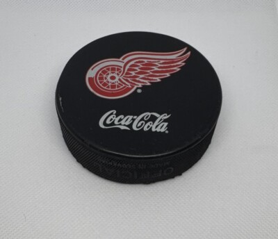 NHL Hockey Puck Detroit Red Wings Logo Coca-Cola Game Promotional | eBay
