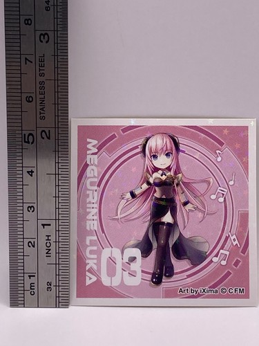 Hatsune Miku seal collection NO.19 MEGURINE LUKA 03 MADE IN JAPAN ENSKY CO.LTD - Picture 2 of 11