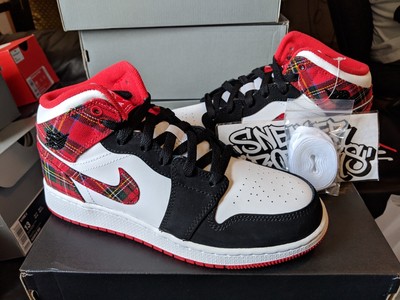 plaid jordan 1