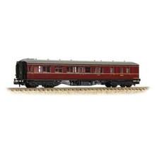 374-512A Graham Farish N Gauge GWR Hawksworth Brake Second Corridor BR Maroon
