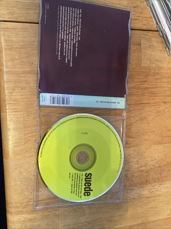 Suede Lazy UK Import 3 Track CD 1997 Nude Records Issue - Image 3 of 4