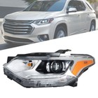 Driver/LH Side Headlight Assembly LED DRL HID/Xenon For Chevy Traverse 2018-2021