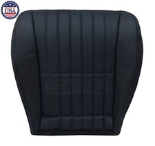 Front Seat Cover Leather Perforated Fits 2000 2001 2002 Chevy Camaro V6 Black Front Seat Cover Leather Perforated Fits 2000 2001 2002 Chevy Camaro V6 Black