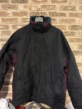 Vtg Columbia 3 In 1 Jacket Mens L Black Purple Teal Bugaboo Ski Fleece 90s USA