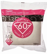 Hario V60 Paper Filter White 03, 100ct bag