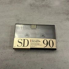 TDK SD90 IEC II Type II Audio Cassette Tape NEW, Sealed