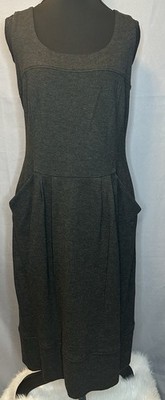Peruvian Connection Dress, Skin Grey, Size 10, Front Pockets, New With Tags