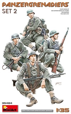 Miniart 35484 - 1:35 Panzergrenadiers Set 2 -Neu