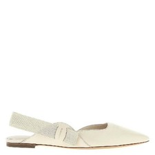 Zapatos planos de ballet Ferragamo Vania Vara con arco, talla 7 C