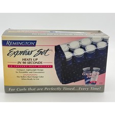Remington Express Set H-1012 Instant Heat 10 Rollers Color Heat 2000 Travel Case