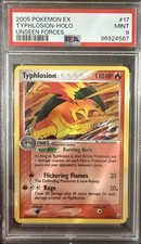 Typhlosion Holo #17/115 - 2005 Pokemon EX Unseen Forces - PSA 9 on eBay