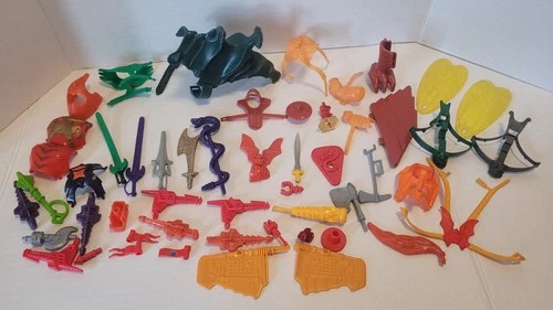 Vintage MOTU He-Man Parts & Weapons Lot Mattel 80’s Accessories Rare Swords