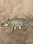 Triceratops Dinosaur Plastic Figurine Gray Green with JP Mark — photo 4