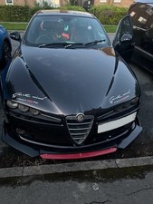 4pcs car front bumper lip body kit spoiler black and red front bumper separator