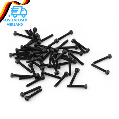 Watris Veiyi M3 Schrauben Set, 50 Stück Sechskant-Schrauben, Schrauben Sortiment