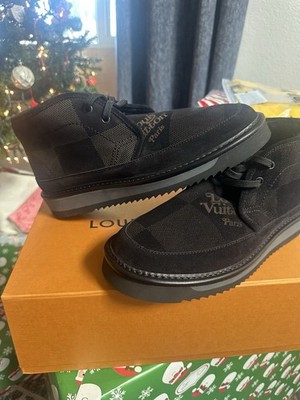 Louis Vuitton Ankle/Chukka Boot Size 9.5 U.S. Cozy Casual. Giant Damier NWT