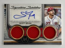 2023 Topps Museum Collection - Scott Rolen Autograph Triple Relic /199