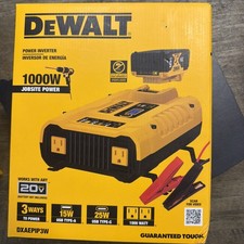 DEWALT 3-Way 1000-Watt Power Inverter XR 5 AH Lithium-Ion Battery Not Included 