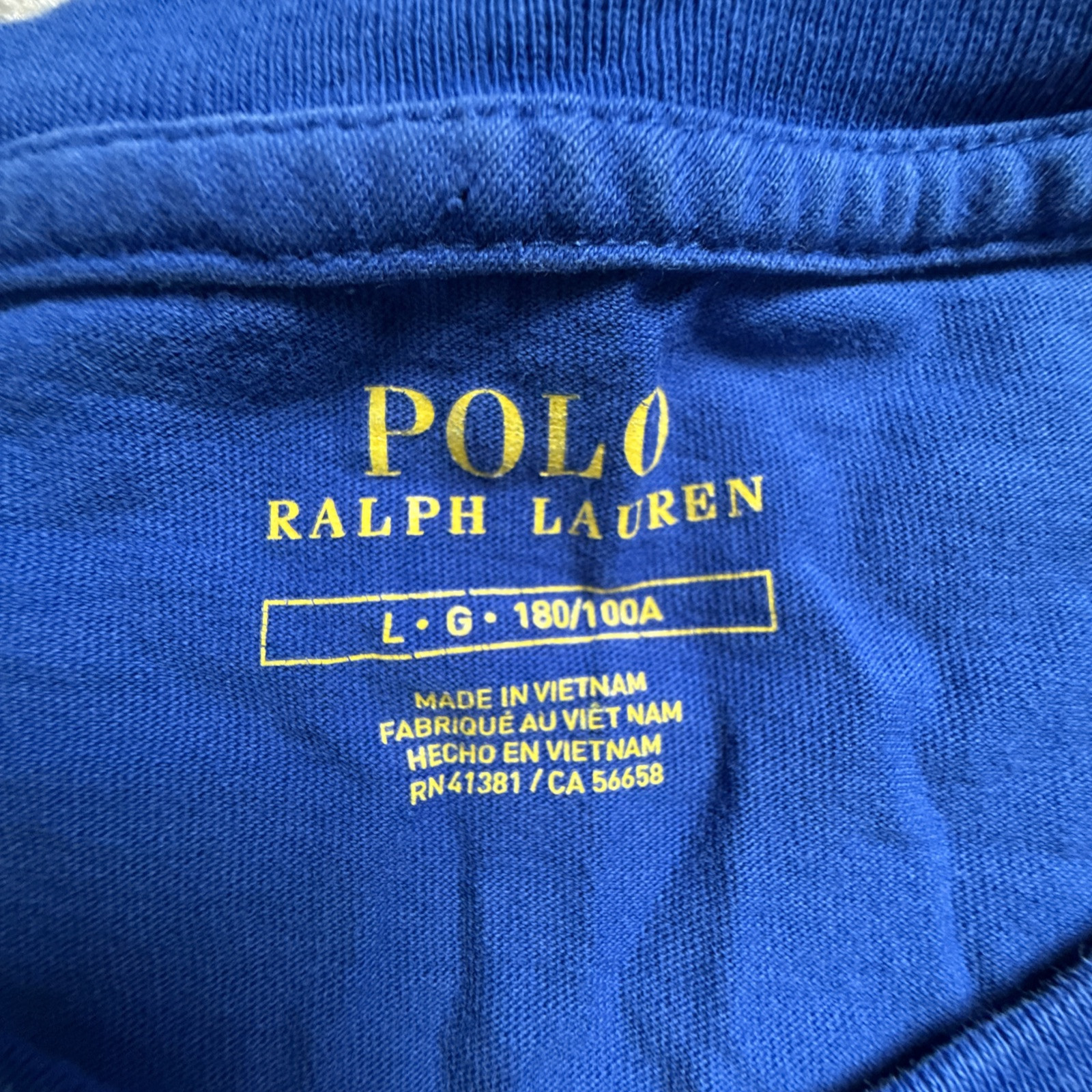PONY Polo Ralph Lauren ricamata Big Poney camicia uomo manica corta L