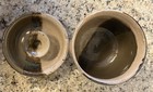 Handmade Stoneware Lidded Container Brown & Tan Speckled 2-tone 5”  Container — photo 5