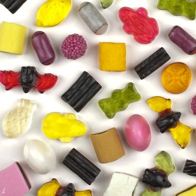 (5,81 /1kg) Haribo Color-Rado Kilo-Ware 3kg, Fruchtgummi, Lakritz