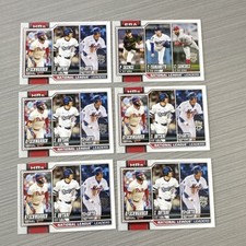 Topps ‘26 Series 1 NL Leaders Schwarber, Ohtani, Soto #84 - Lot 6x