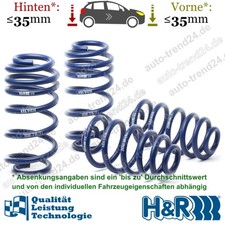 H&R Tieferlegungsfedern 35mm u.a.: Audi A4 Avant 8ED, Bj. 2004-2008