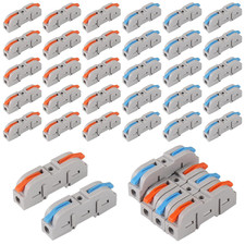 30 Pcs Conductor Compact Lever Connectors Nuts, Electrical Connectors