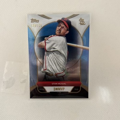 2025 Topps Welcome to the Club: 3 Time MVP #2 Stan Musial Blue /150 STL