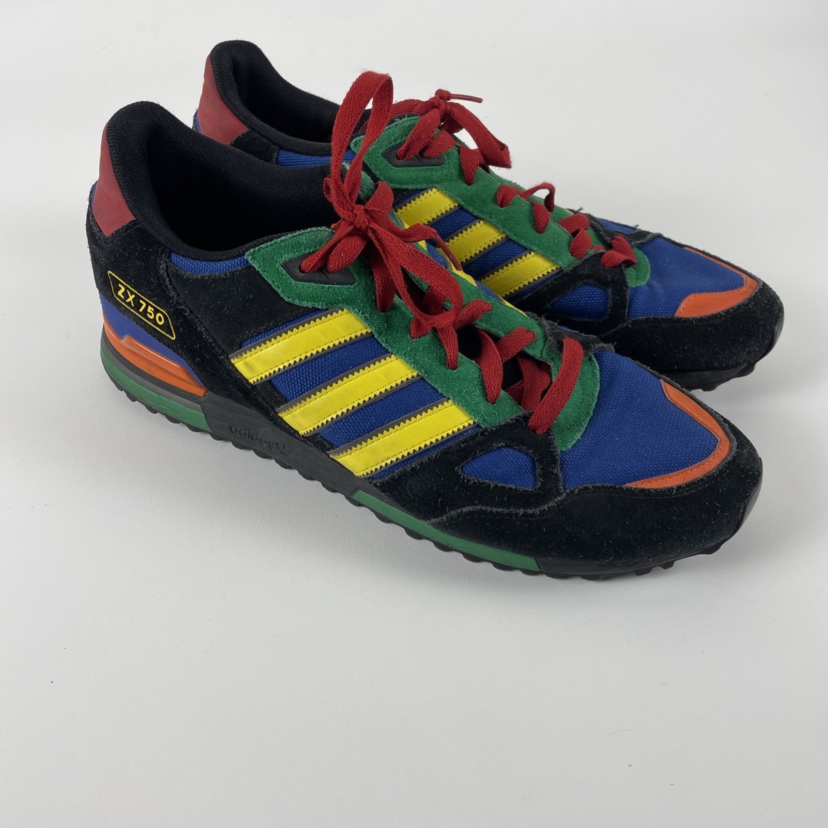 Adidas Mens ZX750 Multi Color Shoes Size 12 Good Shape | eBay