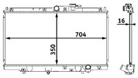Mahle Cr 202 000S KüHler, MotorküHlung FüR Honda