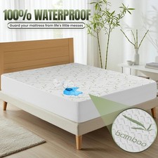 Utopia Bedding Waterproof Mattress Protector Full Size Bed, Premium 200 GSM...
