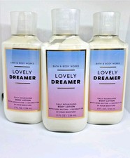 SET OF 3  Bath  Body Works LOVELY DREAMER BODY LOTION 8 FL OZ NEW VERY RARE 