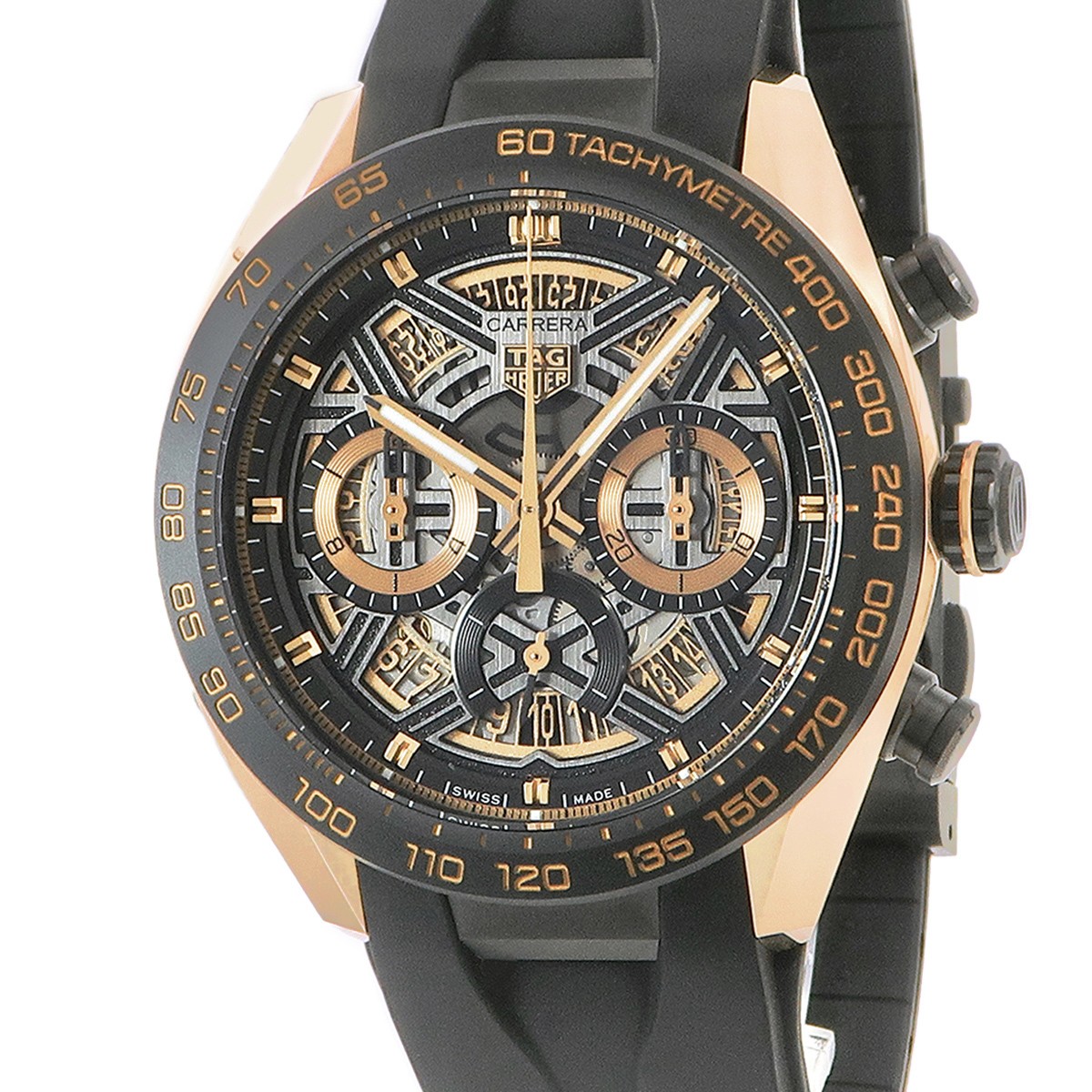 TAG Heuer Carrera Chronograph Extreme Sport CBU2050 Black Gold Automatic 66525