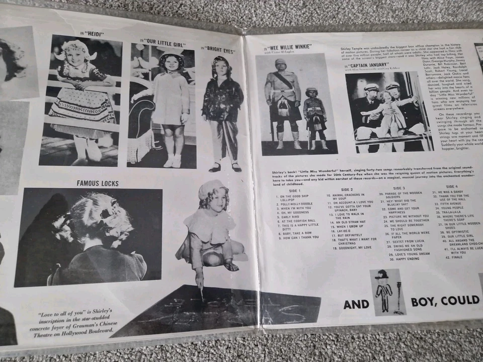 THE COMPLETE SHIRLEY TEMPLE SONGBOOK SOUNDTRACK LP - 2LP SET - 830 149-1 - Image 3 of 3