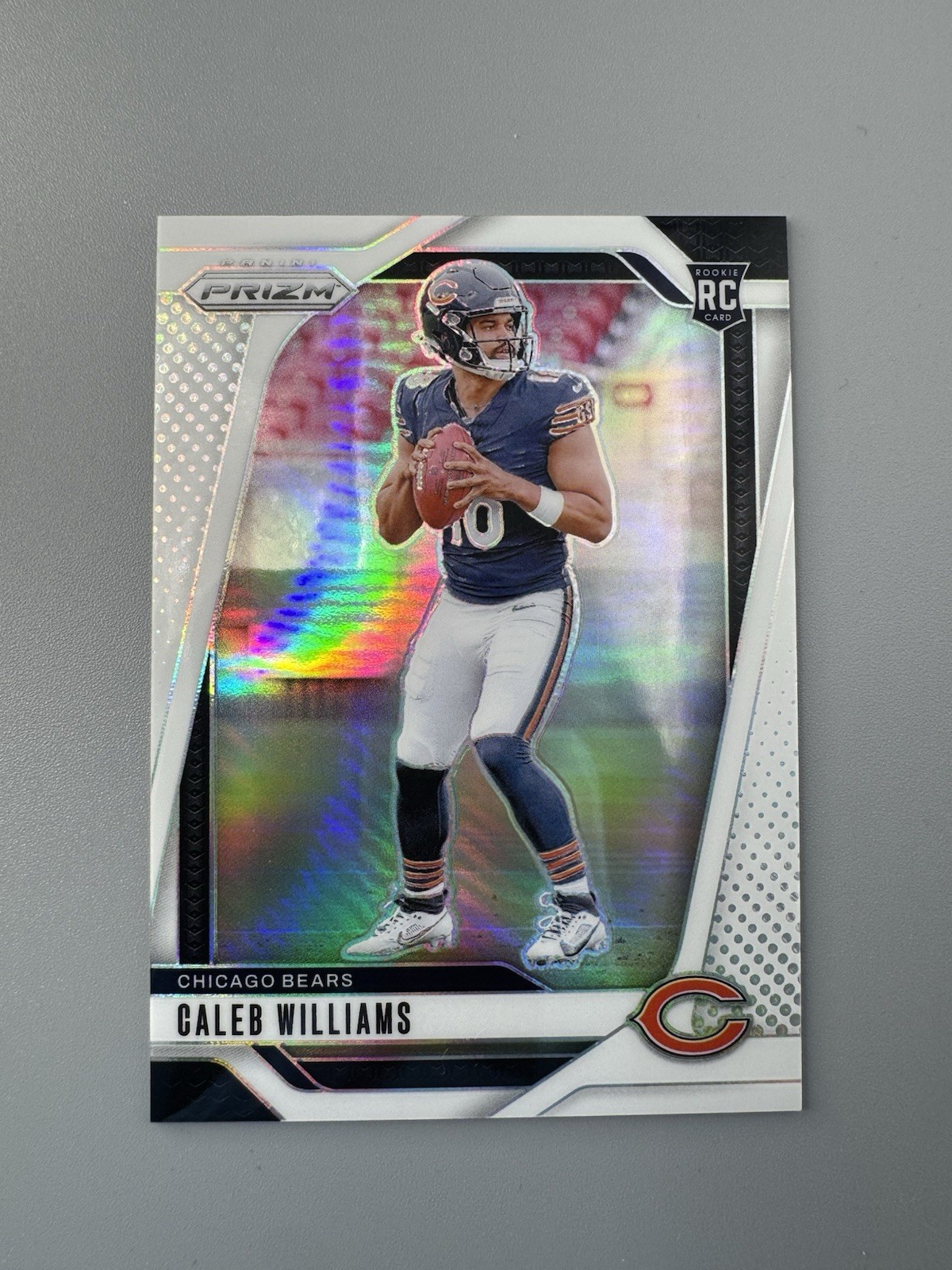 2024 Caleb Williams Panini Prizm #301 White Prizm Rookie 07/35 Chicago Bears RC