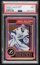 2014-15 O-Pee-Chee Platinum Rainbow Andrei Vasilevskiy #166 PSA 9 MINT 1o3