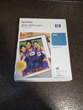 Lot of 2 HP Premium Plus Photo Paper Glossy 8.5x11 50 Sheets Inkjet NIB New