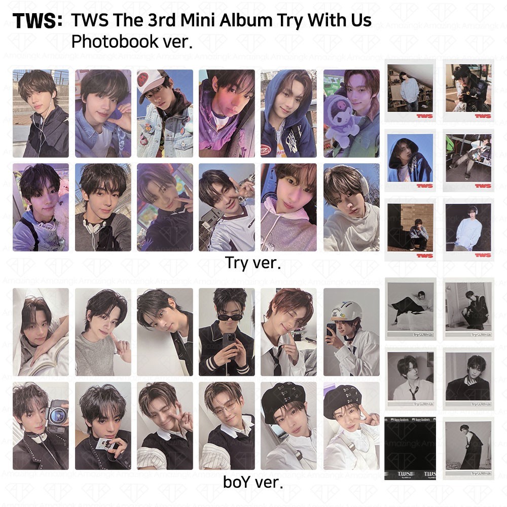 TWS The 3rd Mini Album Try With Us Try boY ver. Official Photocard