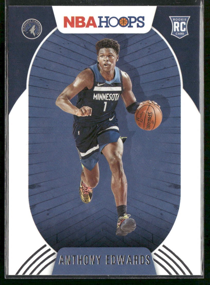 2020-21 Hoops Anthony Edwards RC #216 Minnesota Timberwolves