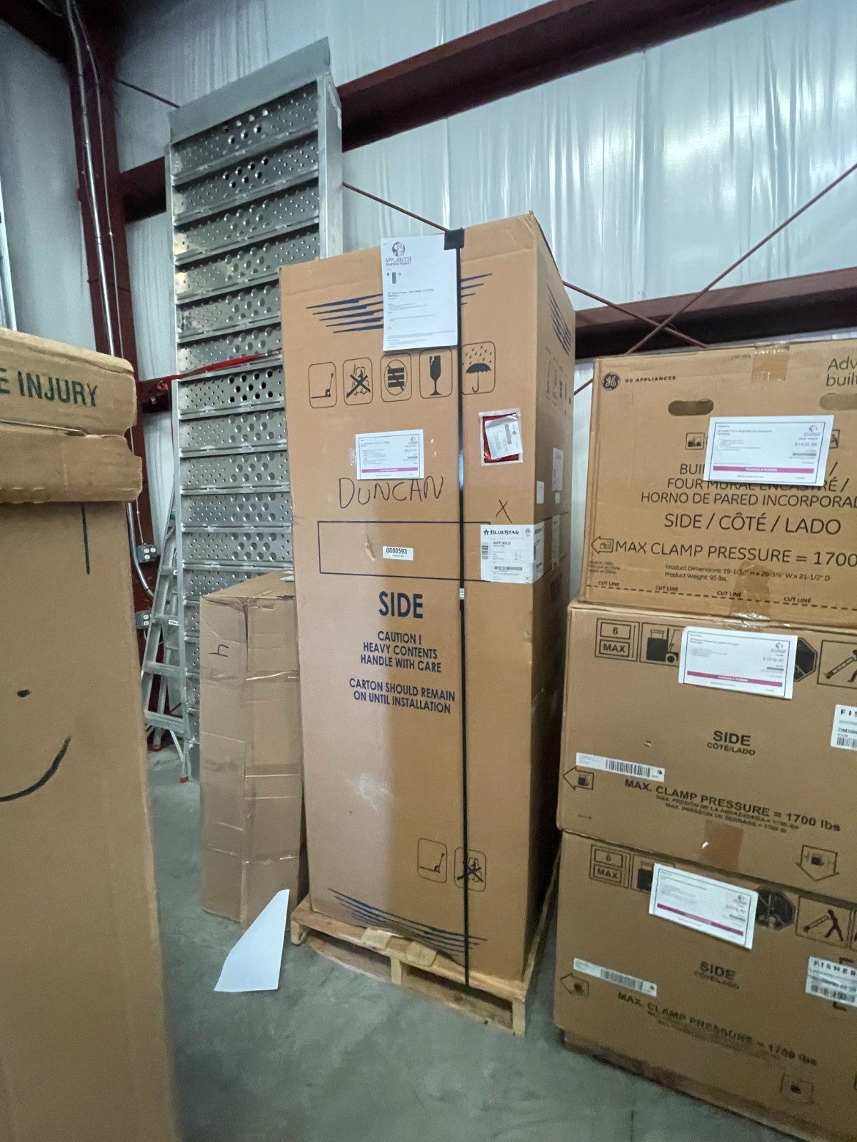 BIFP30LO Blue Star BIFP30LO 30" Panel Ready Column Refrigerator